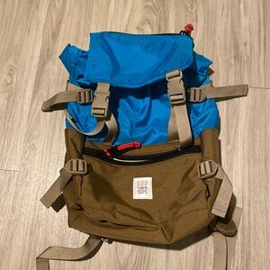 Topo Designs Rover Pack Classic - Blue/Brown